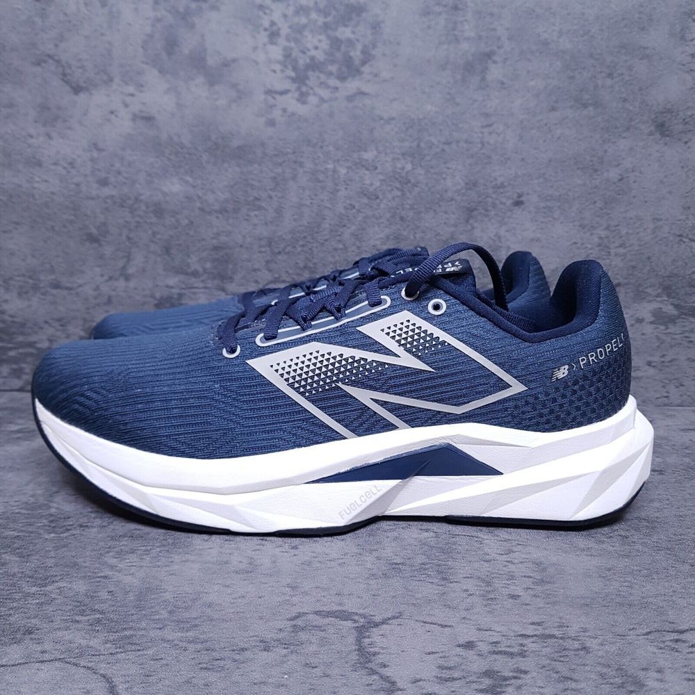 NEW BALANCE FuelCell Propel Running Shoes Mens 11 Blue Grey‎ White
